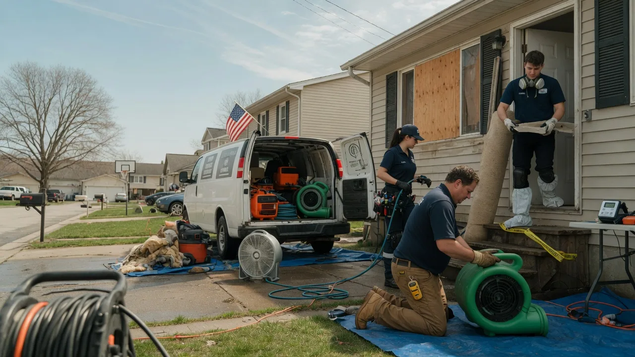 Water Damage Restoration in Elmwood, WI near me